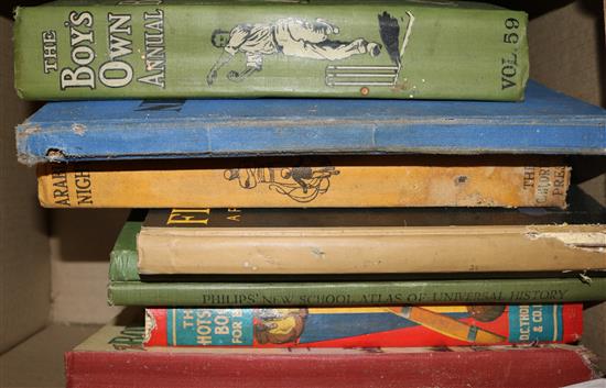 3 boxes of books